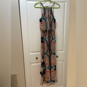 Bisou Bisou by Michele Bohbot Size 4 Elegant Maxi Dress with Great Straps